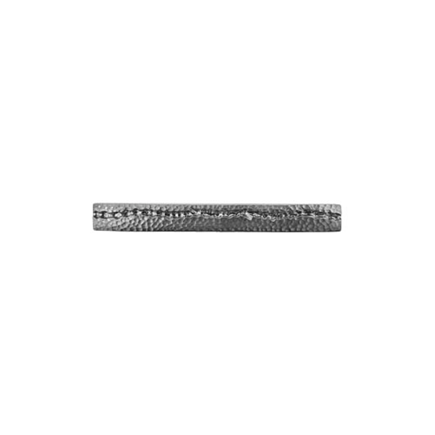 Thingvellir - Titanium Tie Clip - Flat Hammered