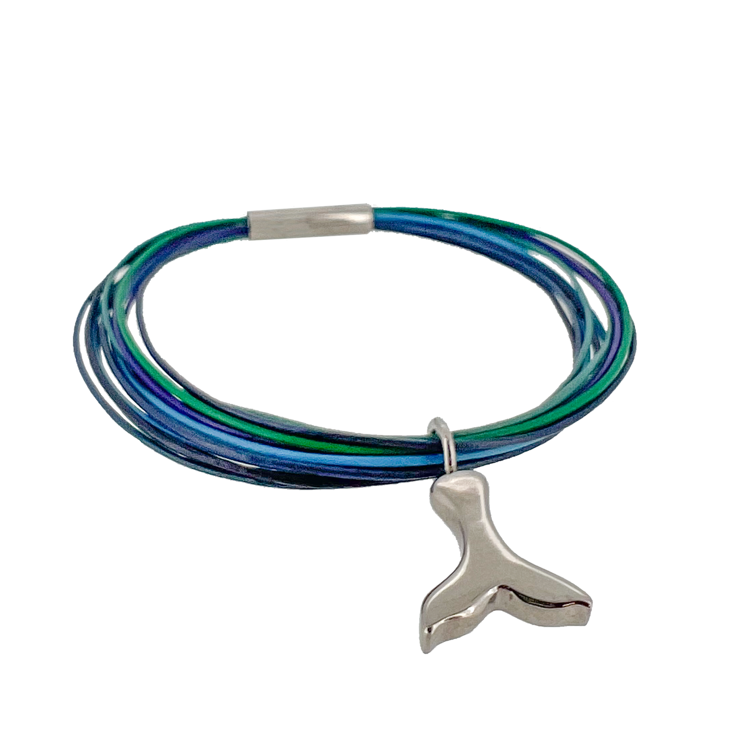 Northern Lights Bracelet w/ Whale Tail Charm