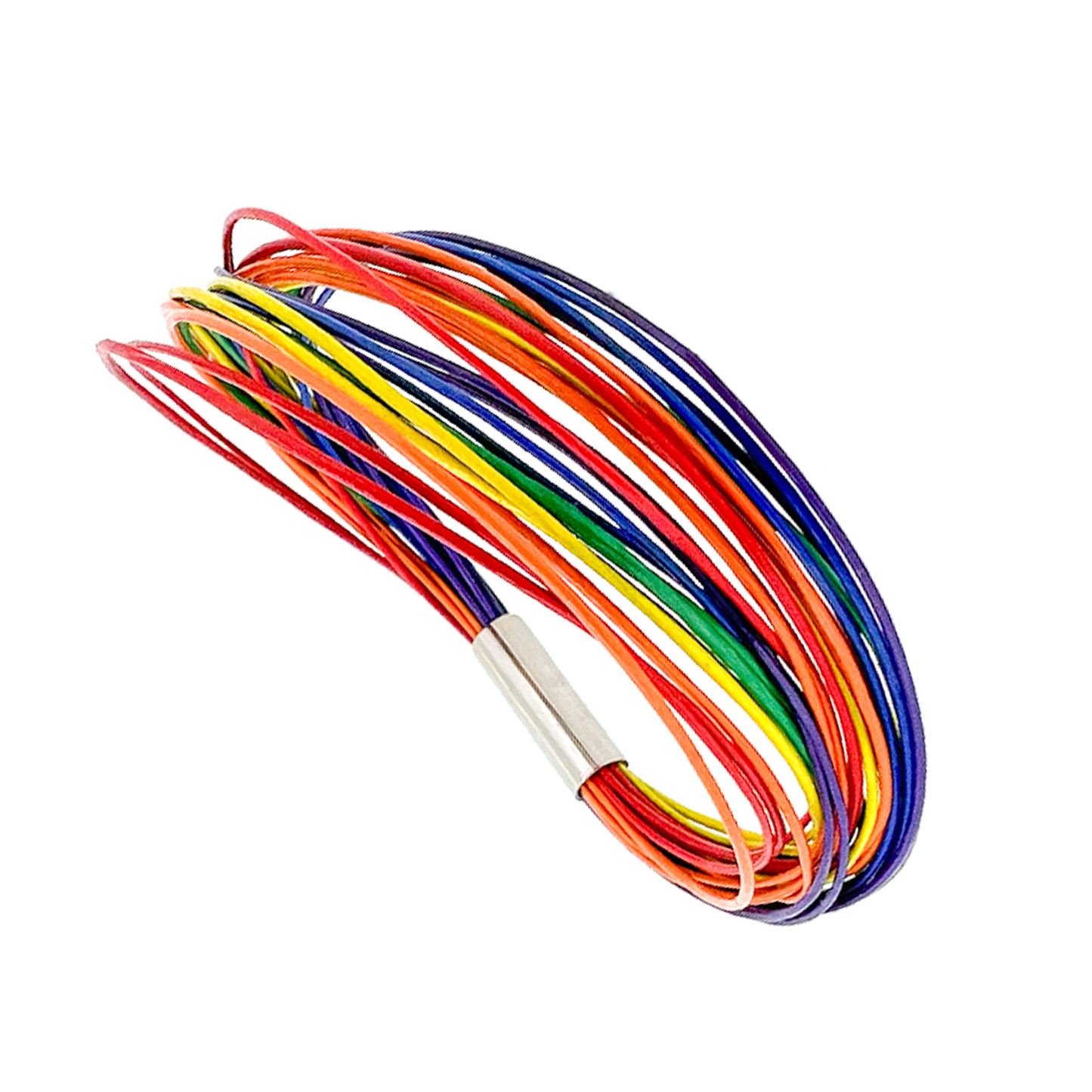 Experience the elegant and exclusive beauty of the Rainbow Street Bracelet from Zeezen. Handcrafted with 6 vibrant hues and a striking 6mm titanium lock, this luxurious piece is inspired by the renowned Rainbow Street and adds a playful pop of color to any outfit. Join the craze for Reykjavík's leather accessories and spread love, peace, and diversity with this sophisticated and unique wrist candy.