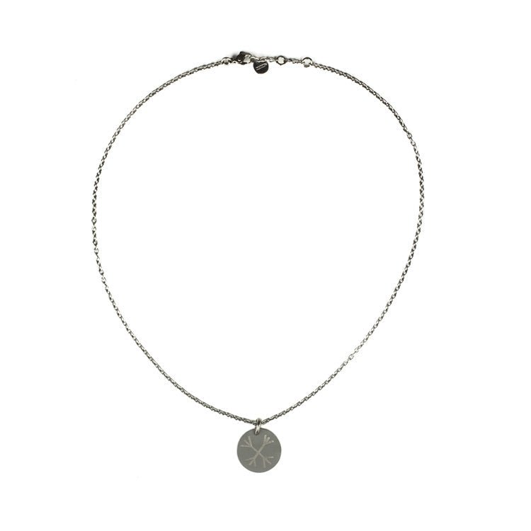 Helm of Awe - Titanium necklace, polished/matte - zeezen.is