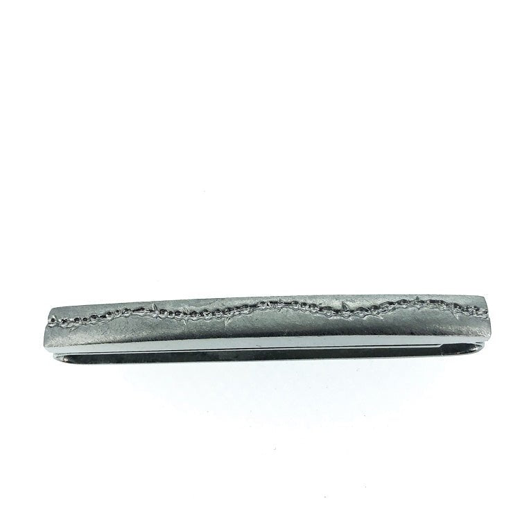 Thingvellir - Titanium Tie Clip Iced