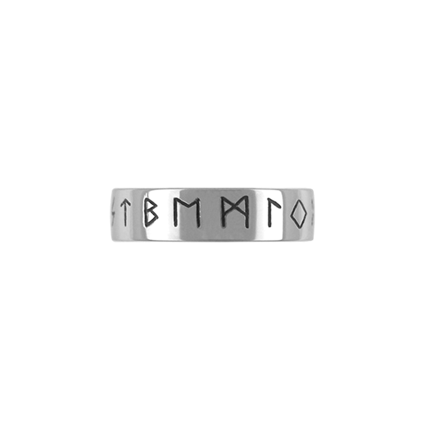 Zeezen - Titanium - Viking Runes Ring